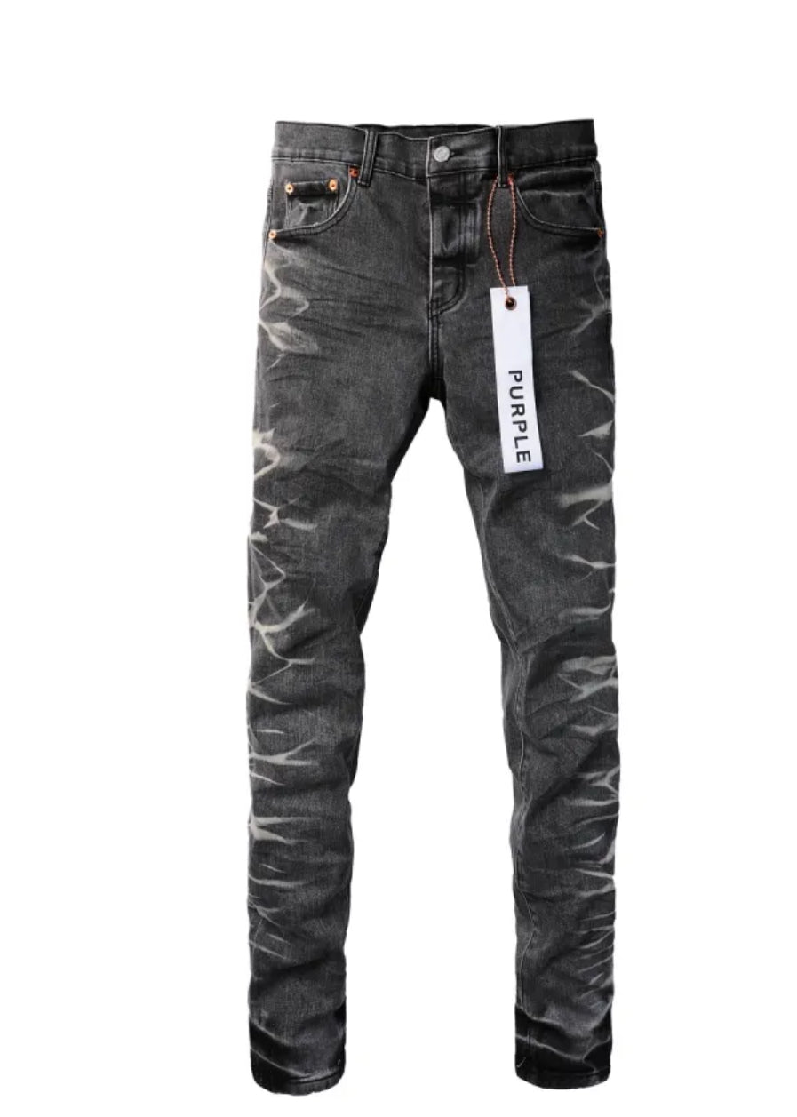Purple Brand Jeans Ripped Dark Grey
