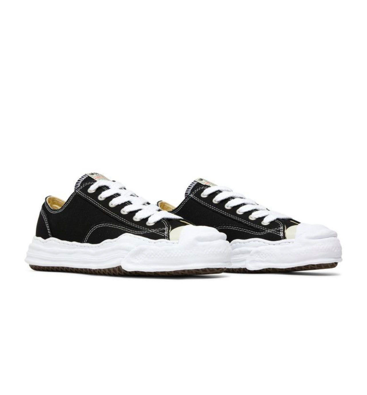 Maison Mihara Yasuhiro Hank OG Sole Canvas Low Black White
