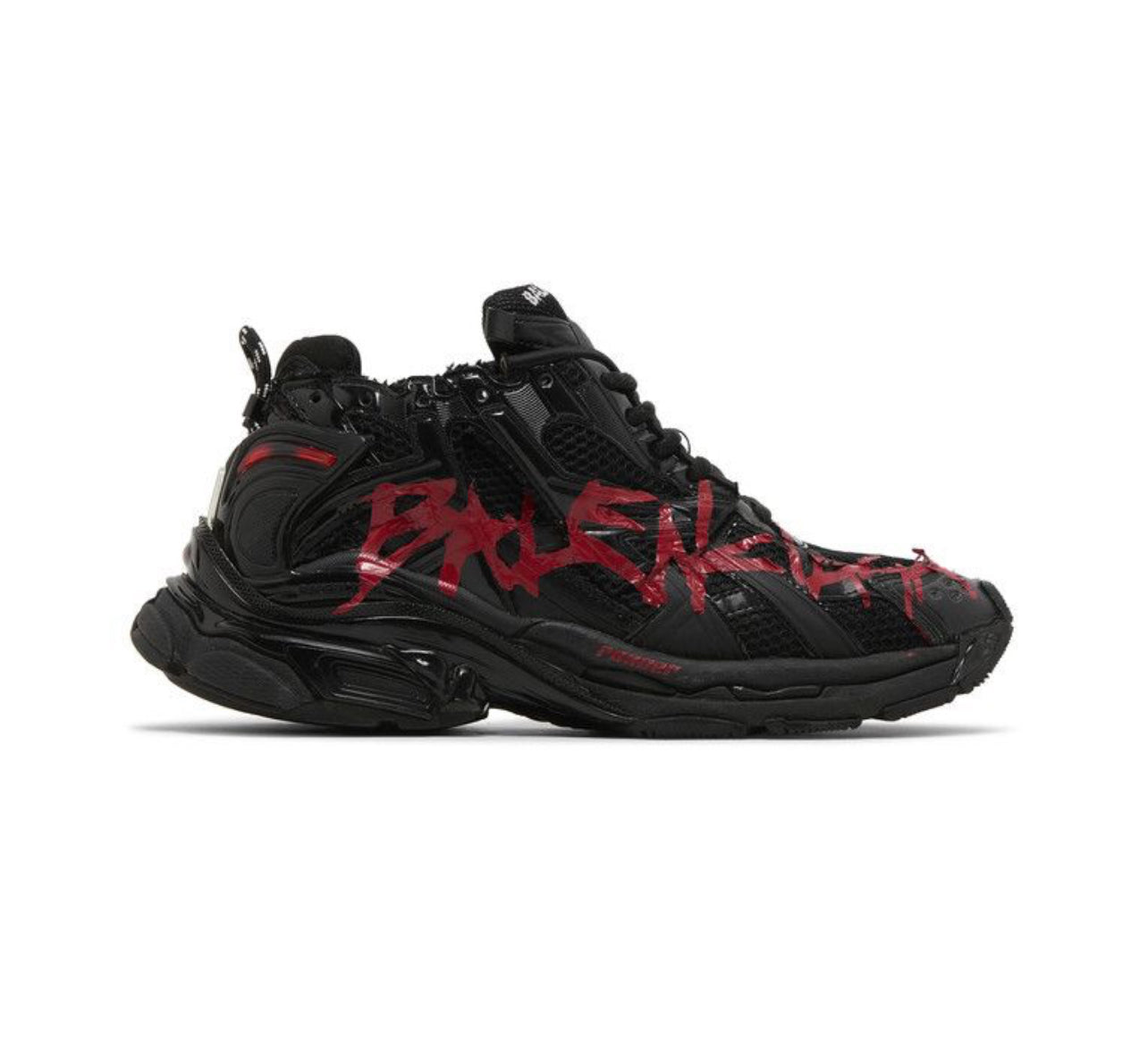 Balenciaga Runner Sneakers Black Red