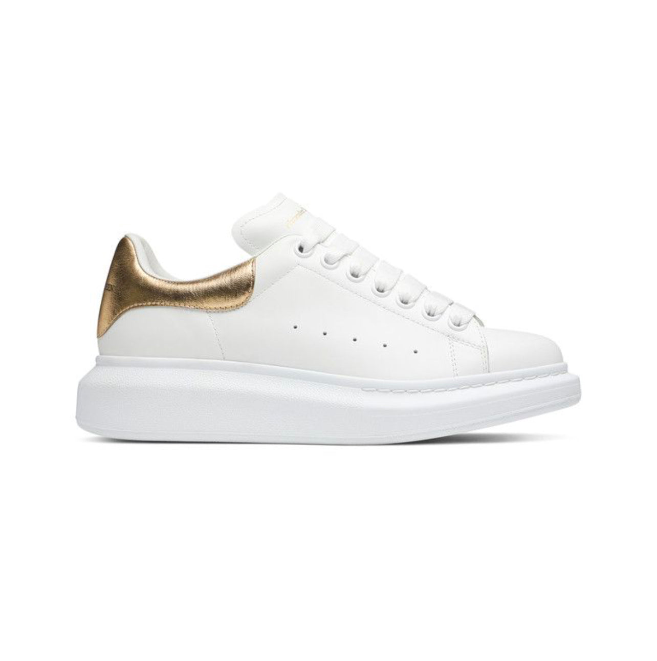 Alexander McQueen Oversized Sneakers Light Gold