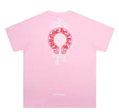 Chrome Hearts Crosses & Pink Ring T-Shirt
