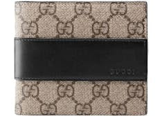 Gucci GG Supreme Wallet Beige/Ebony