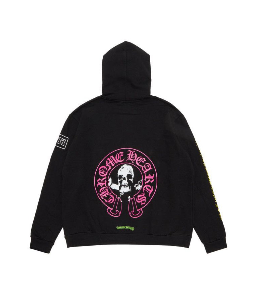 Chrome Hearts Foti Skeleton Online Exclusive Hoodie Black