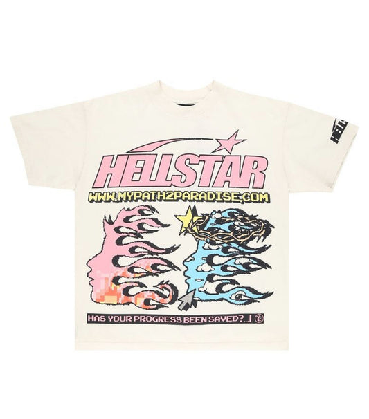 Hellstar Pixel T-Shirt White