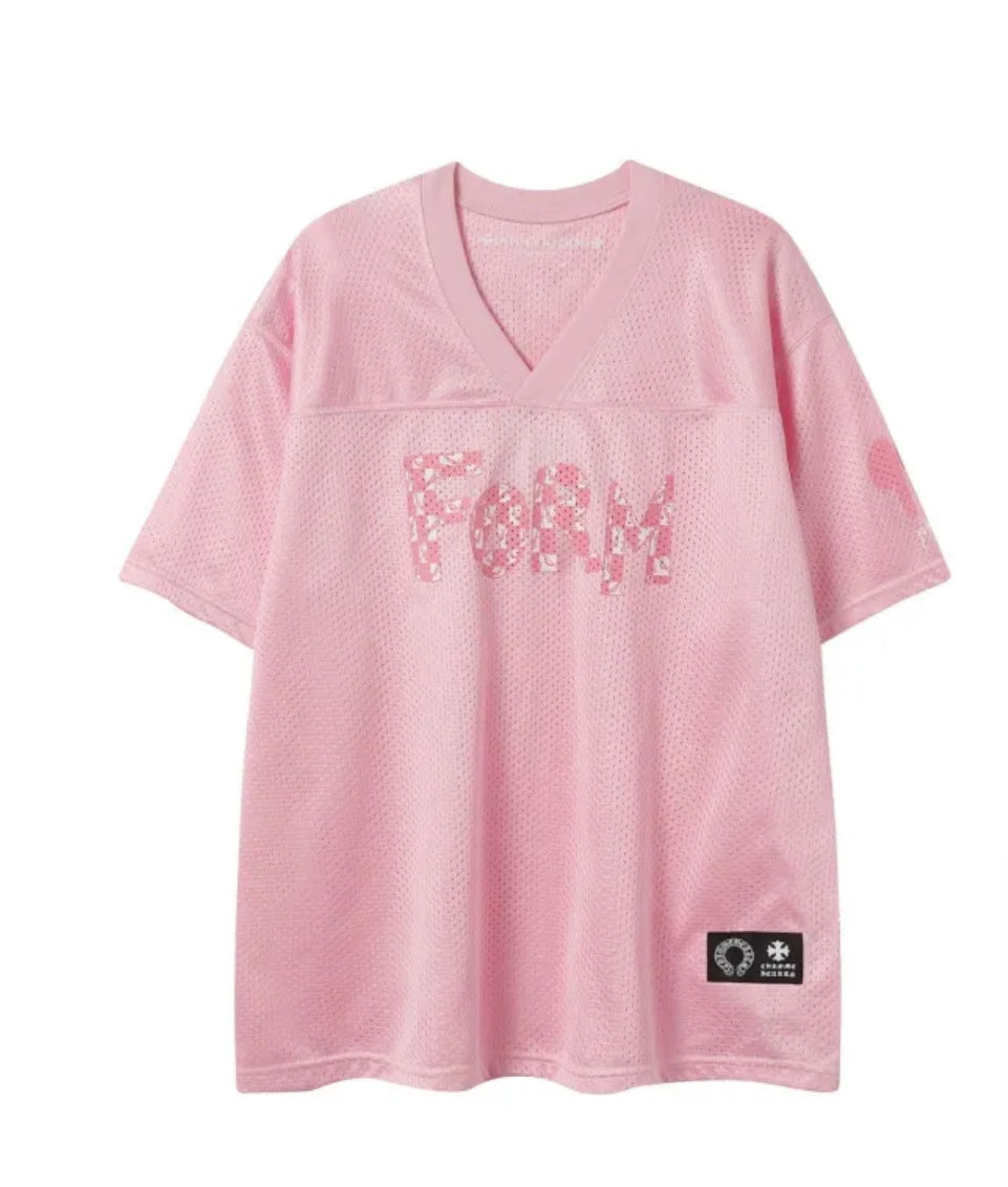 Chrome Hearts Form Team Jersey Pink