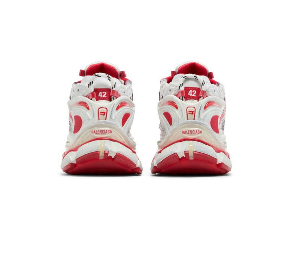 Balenciaga Runner Sneakers White Red