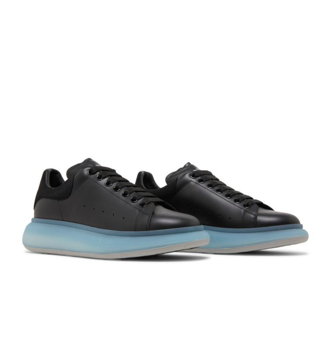 Alexander McQueen Oversized Black Frosty Blue