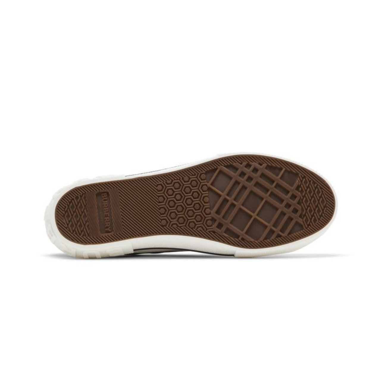 Burberry Check Cotton Sneakers Archive Beige