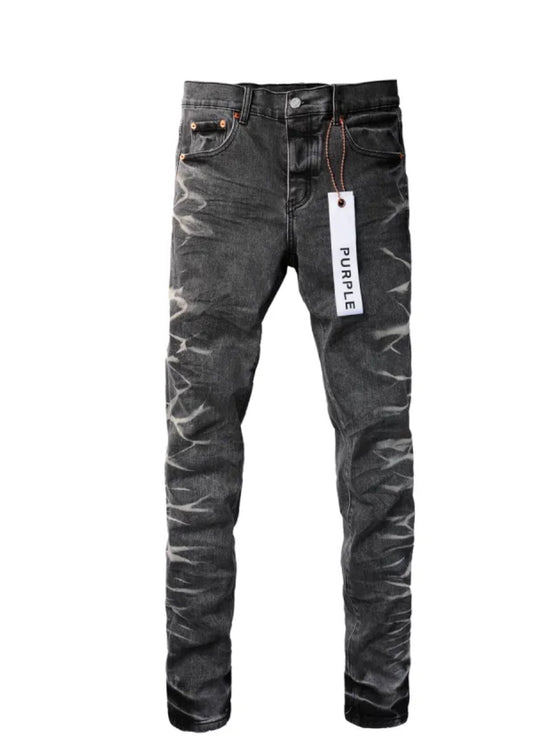 Purple Brand Jeans Ripped Dark Grey