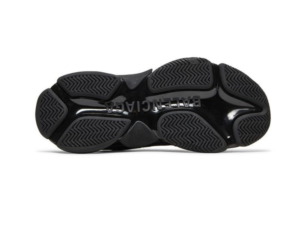 Balenciaga Triple S Allover Logo Black