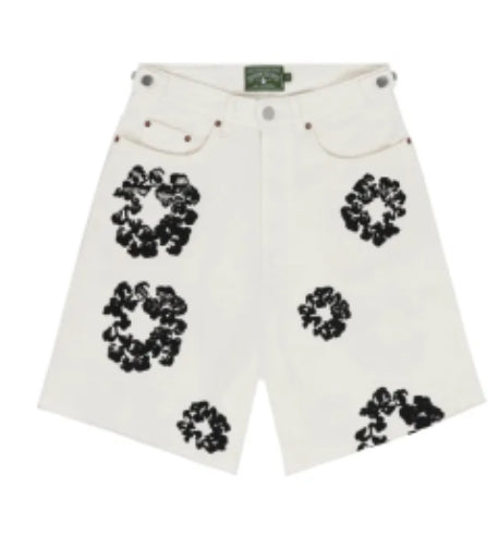 Denim Tears The Cotton Wreath  Selvedge Jean Shorts