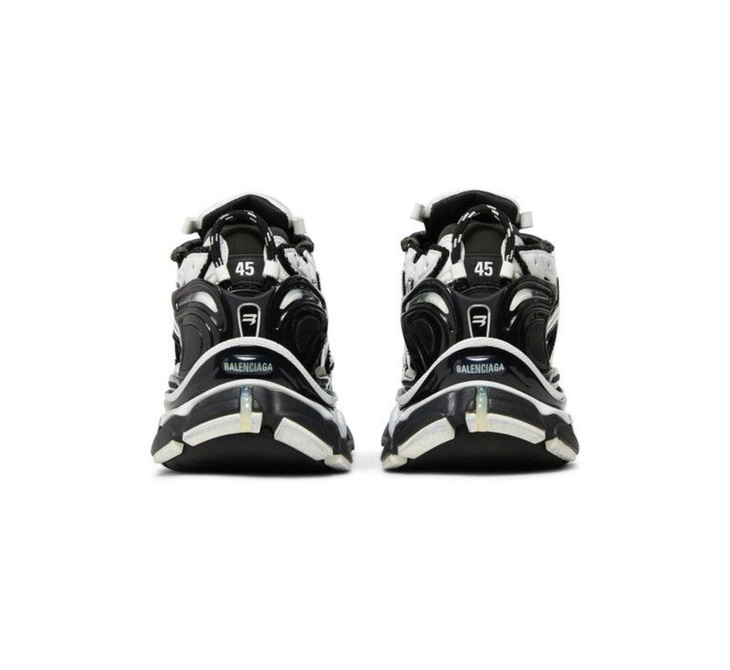 Balenciaga Runner Sneakers Black White