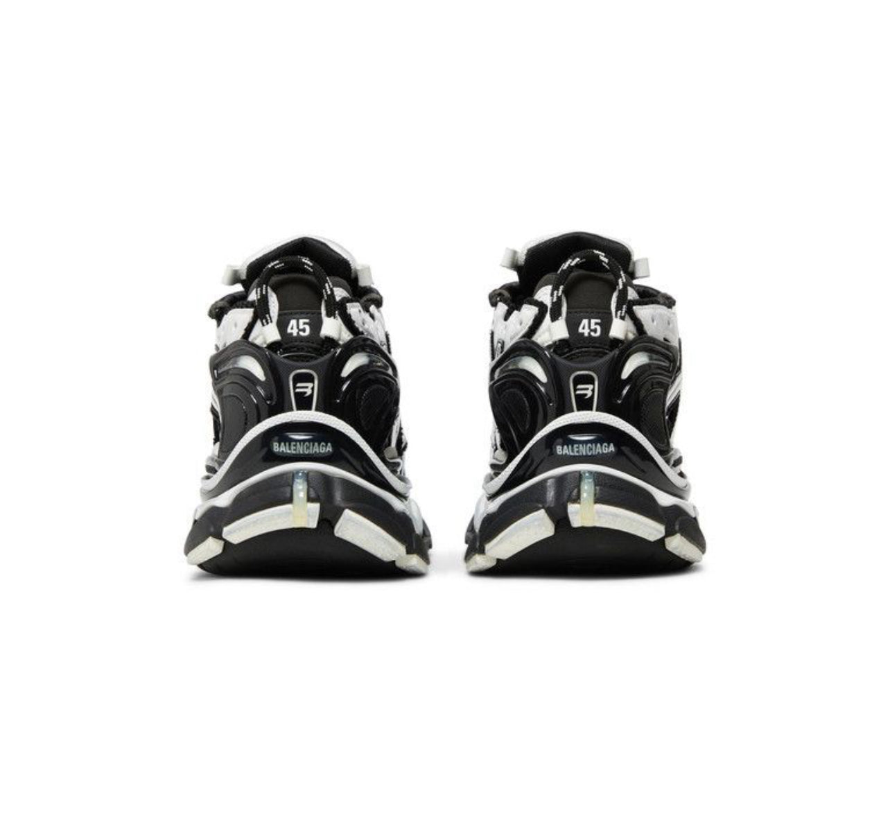 Balenciaga Runner Sneakers Black White