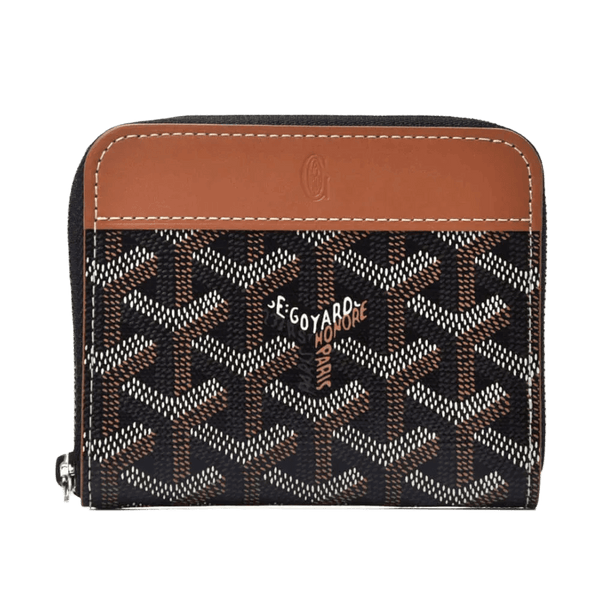 Goyard Matingon Pm Wallet Black & Tan