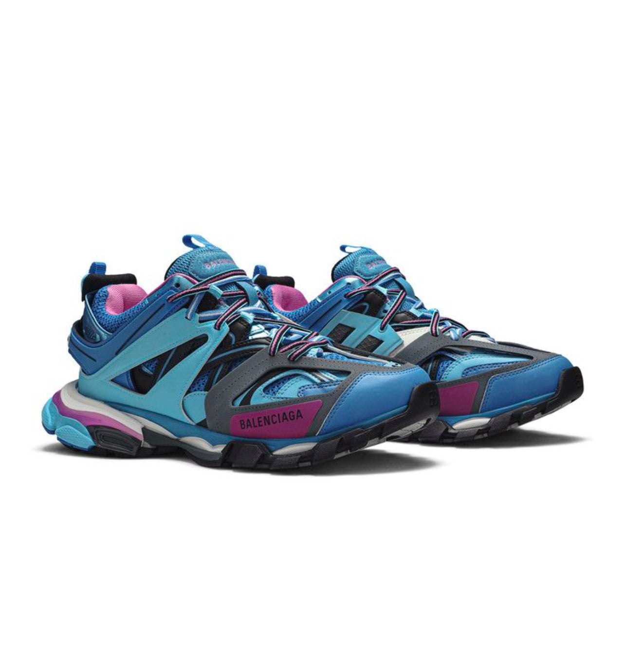 Balenciaga Track Trainer Light Blue Pink