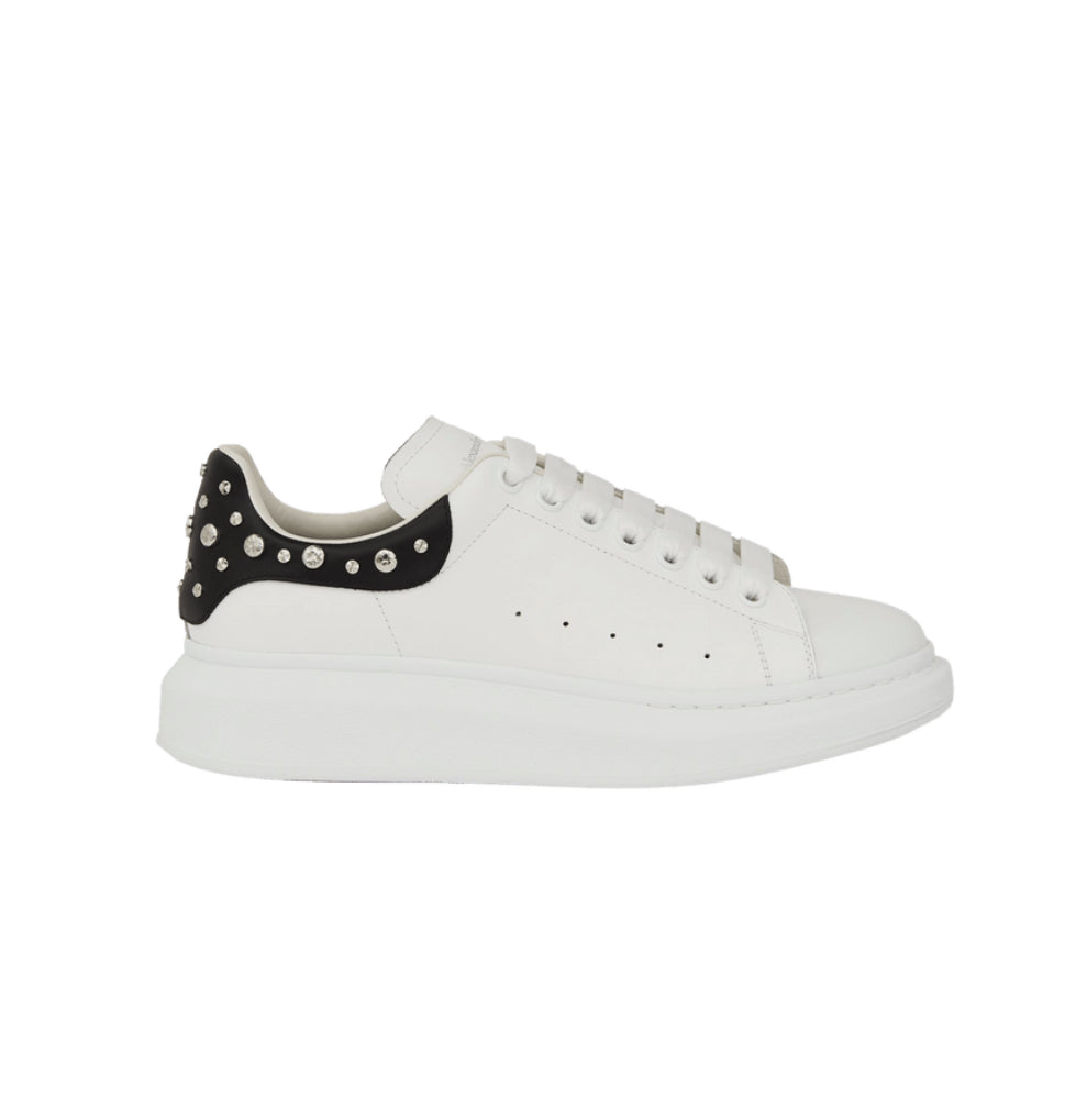 Alexander McQueen Studded Oversized Sneaker Black & White