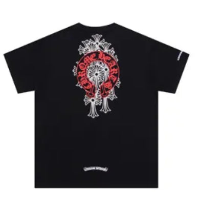 Chrome Hearts Crosses & Pink Ring T-Shirt