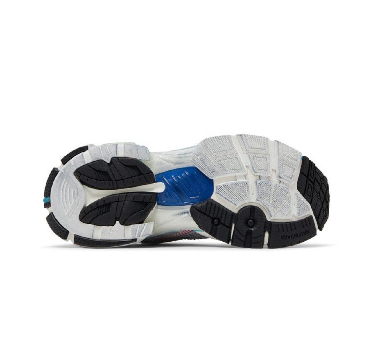 Balenciaga Runner Sneakers Worn Out White Multi