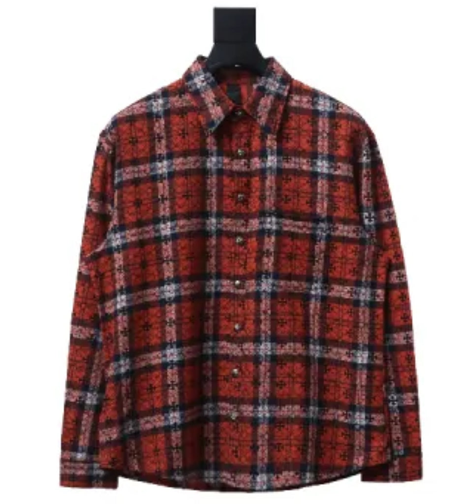 Chrome Heart Pocket Lined Flannel