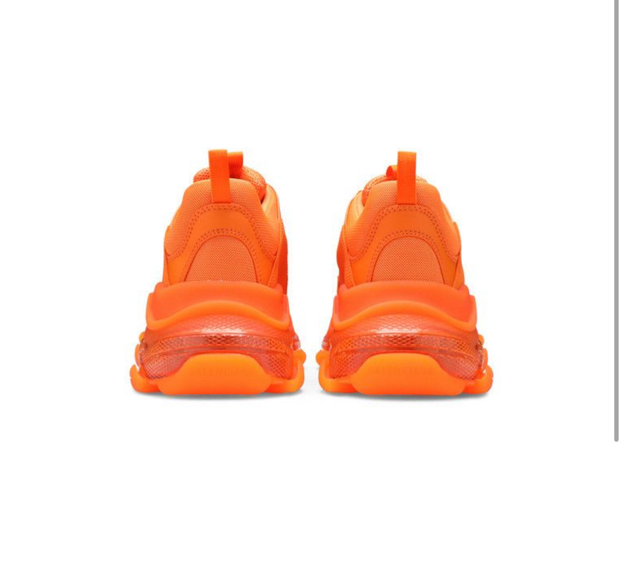 Balenciaga Triple S Clear Sole Orange