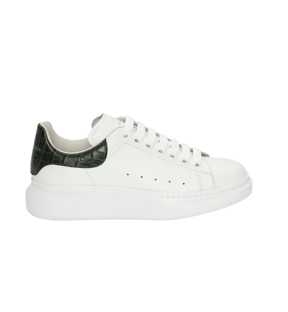 Alexander McQueen Oversized Sneaker White Forest Green