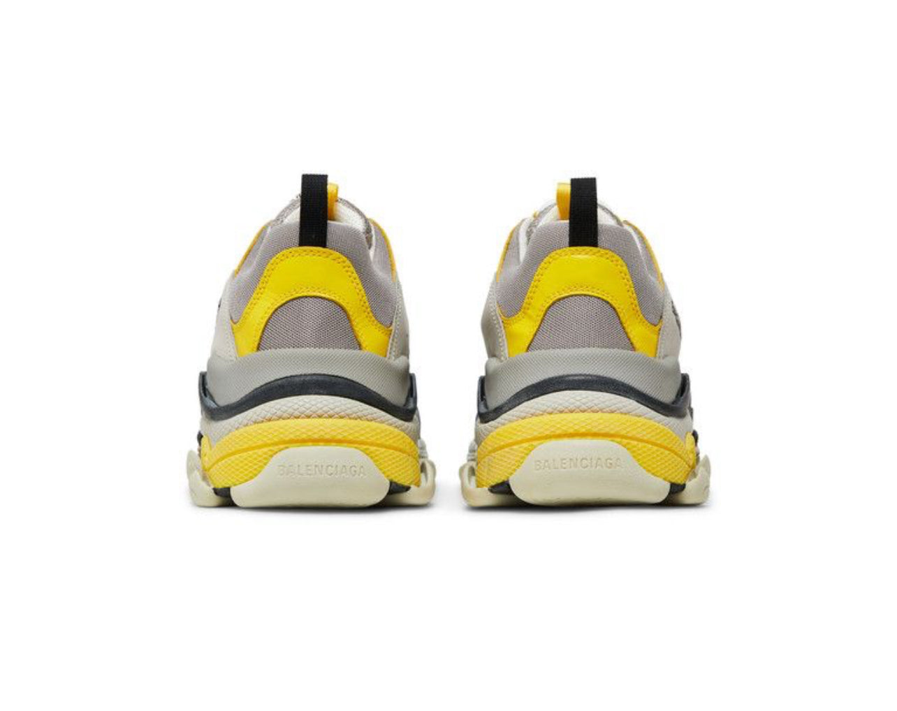 Balenciaga Triple S Grey Yellow