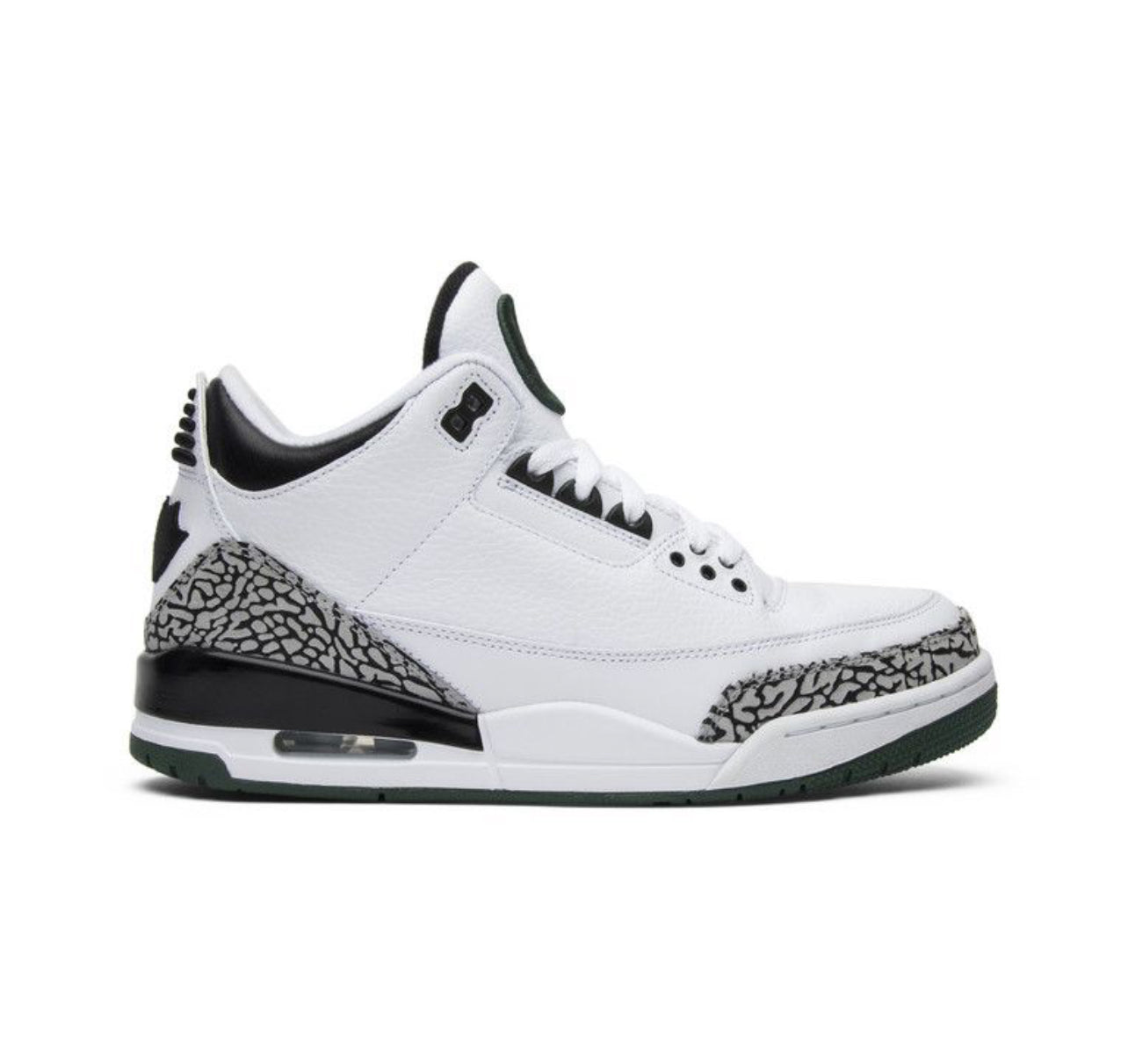 Air Jordan 3 Retro Oregon Ducks Pit Crew White