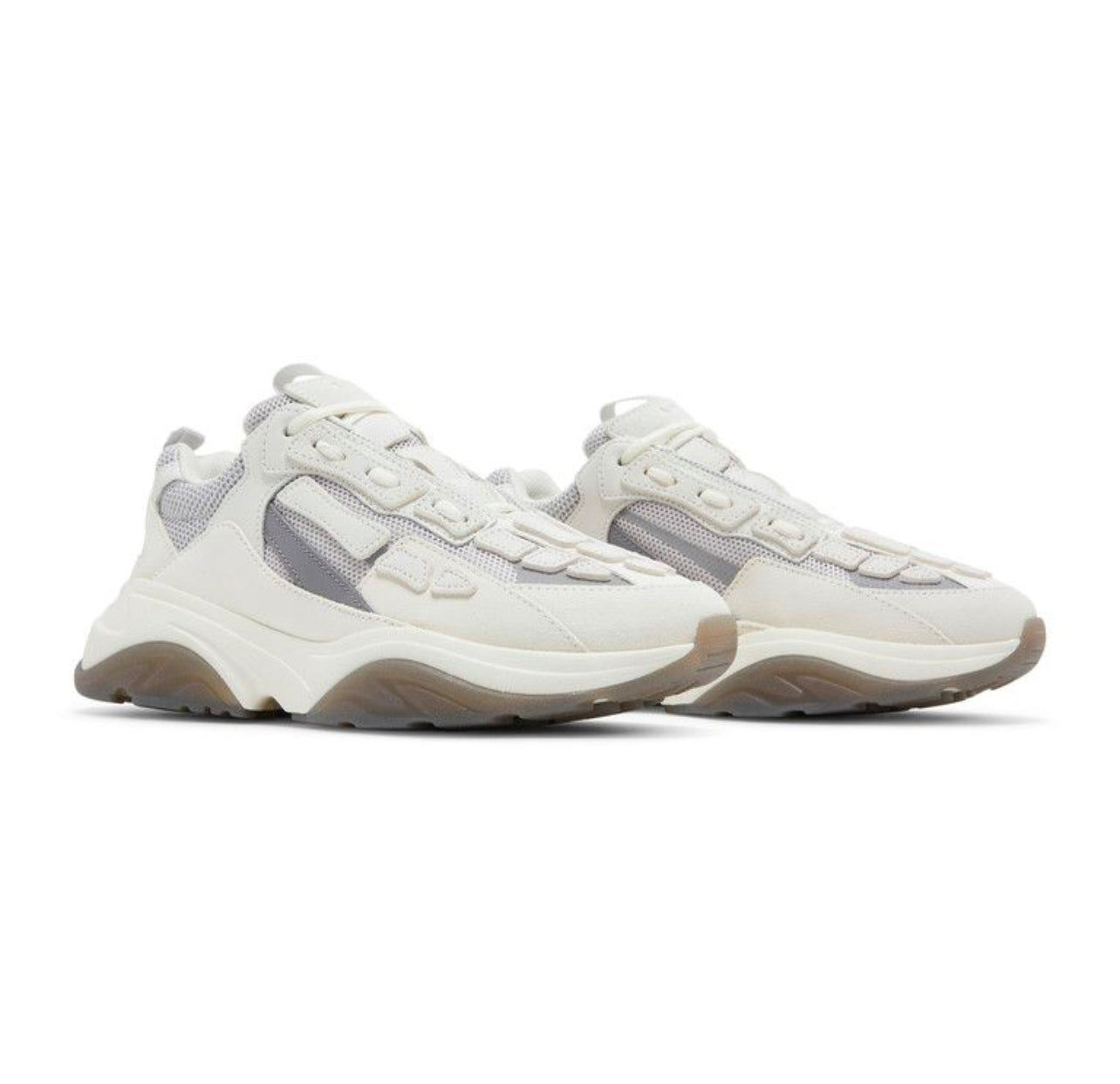 Amiri Bone Runner White Grey