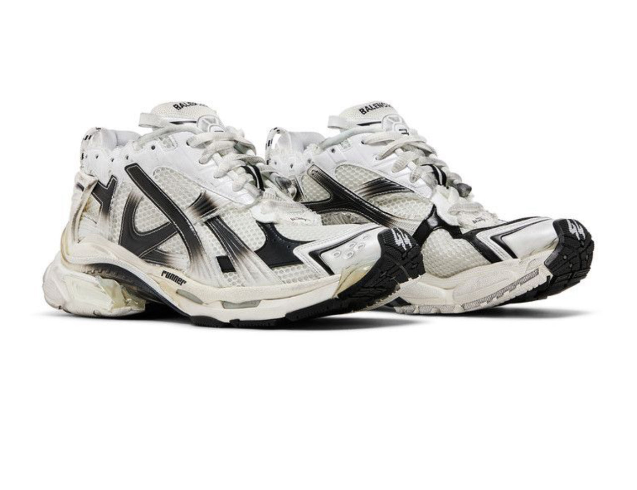 Balenciaga Runner Sneakers Gradient White