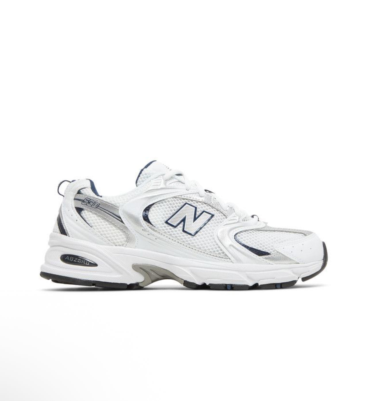 New Balance 530 White Silver Navy