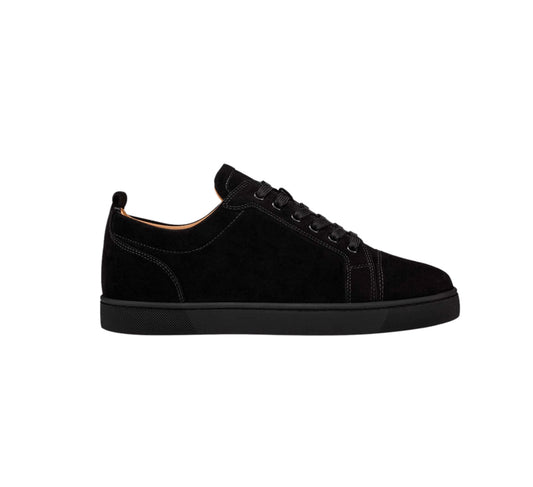 Christian Louboutin Junior Flat Black Suede
