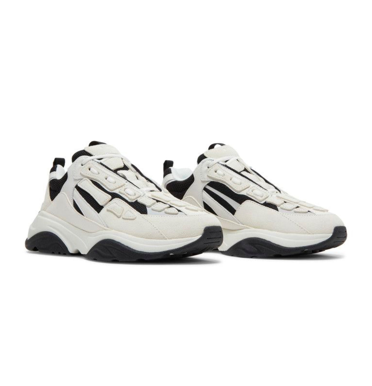 Amiri Bone Runner White Black