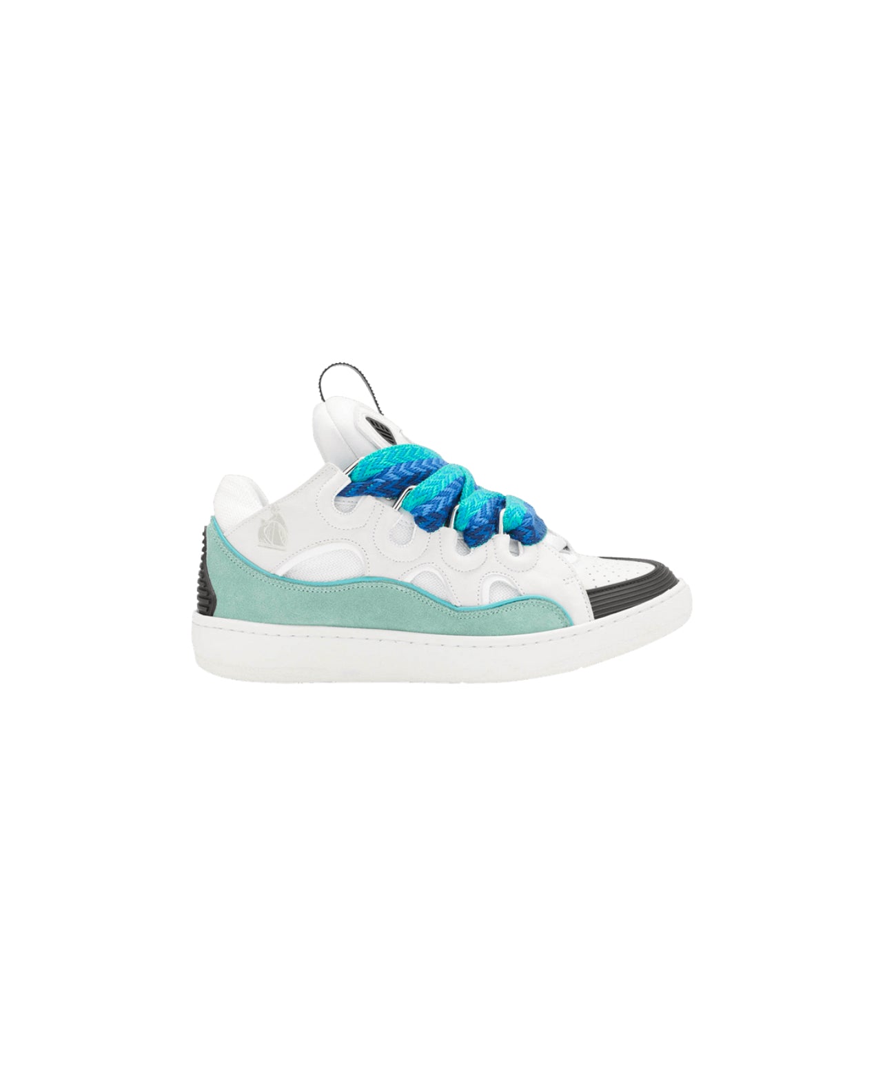 Lanvin Curb Sneakers White Green