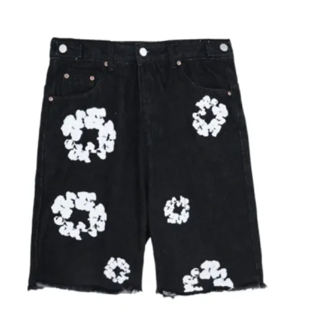 Denim Tears The Cotton Wreath Jean Shorts