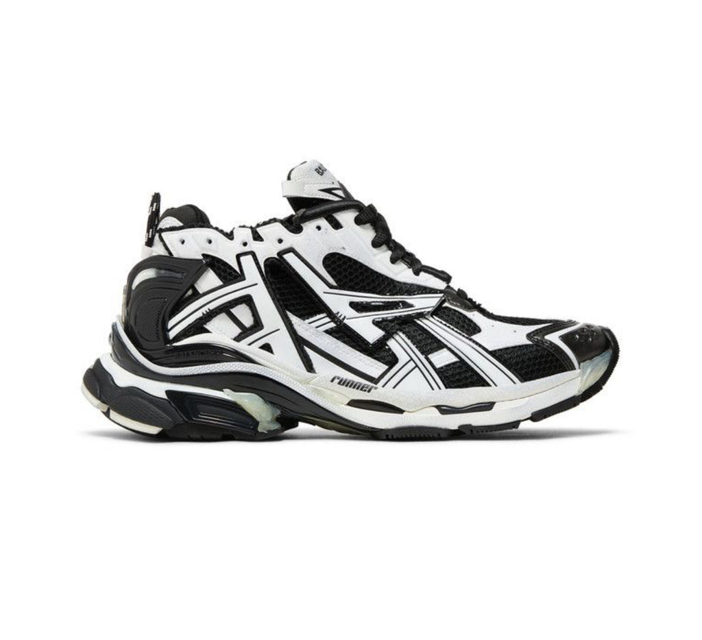 Balenciaga Runner Sneakers Black White