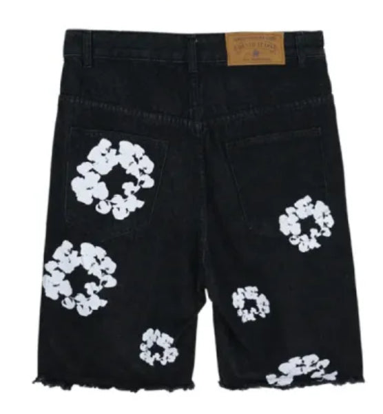 Denim Tears The Cotton Wreath Jean Shorts