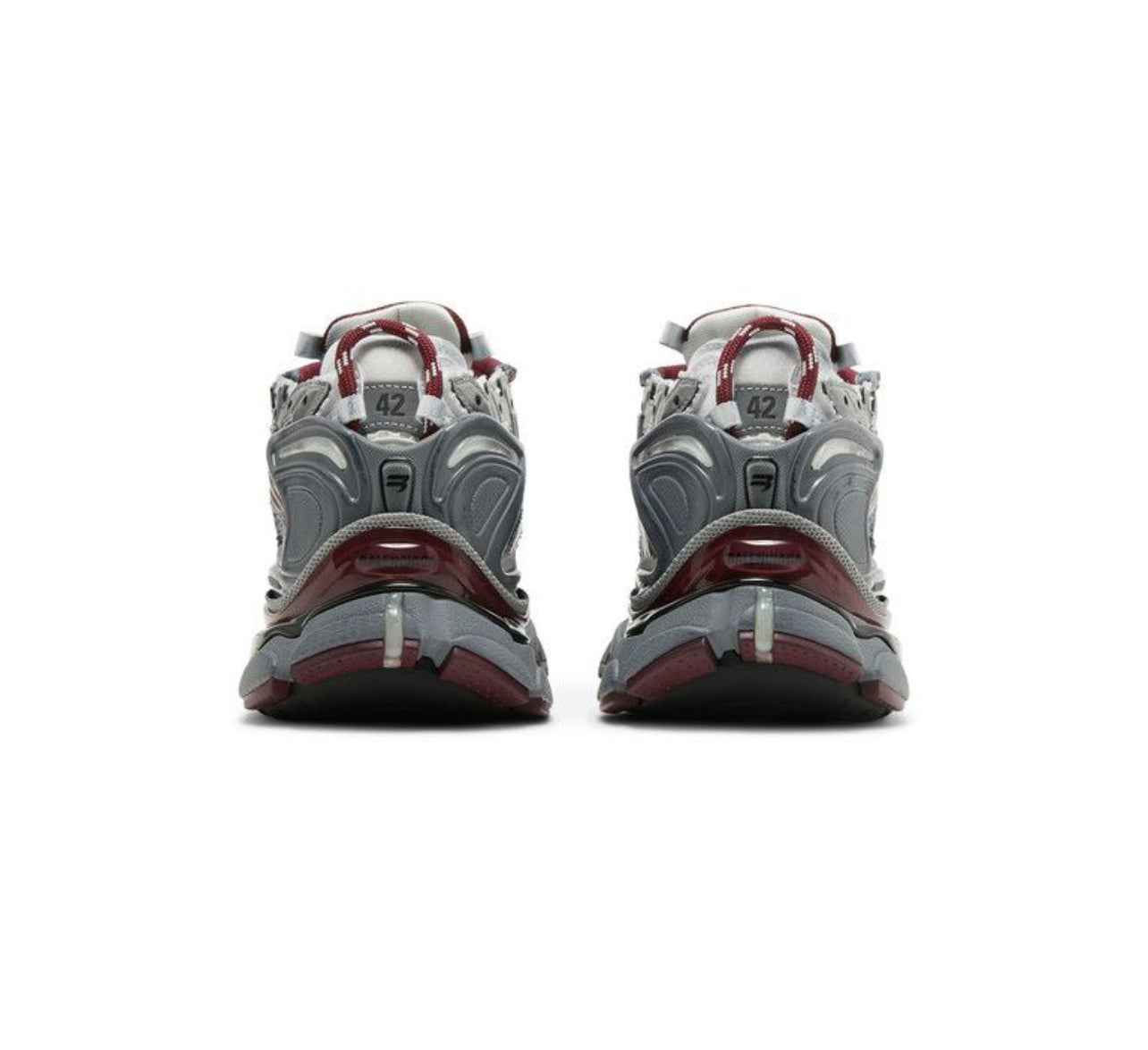 Balenciaga Runner Sneakers Burgundy