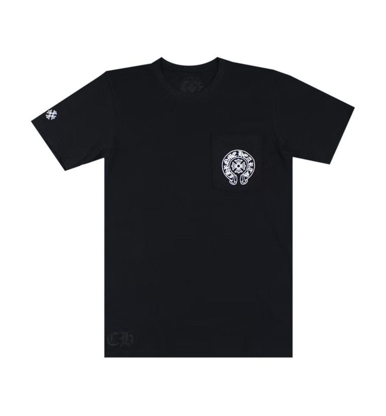 Chrome Hearts Floral Horseshoe T-Shirt Black