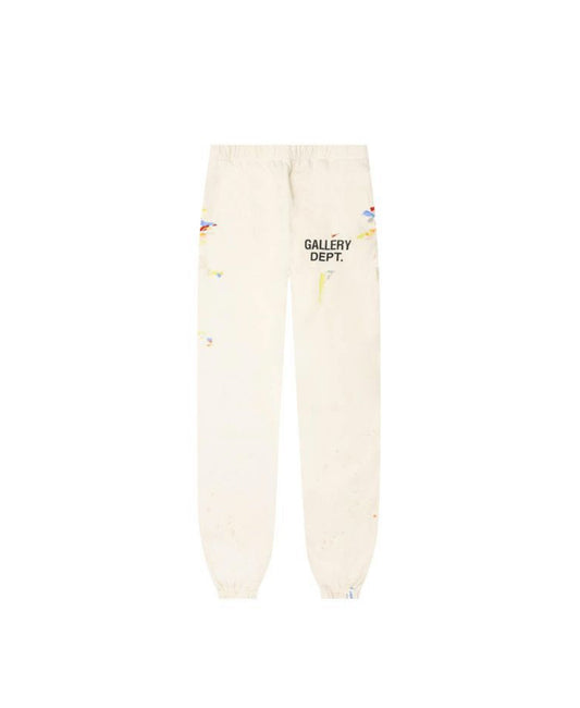 Gallery Dept Logo Sweatpants Antique White