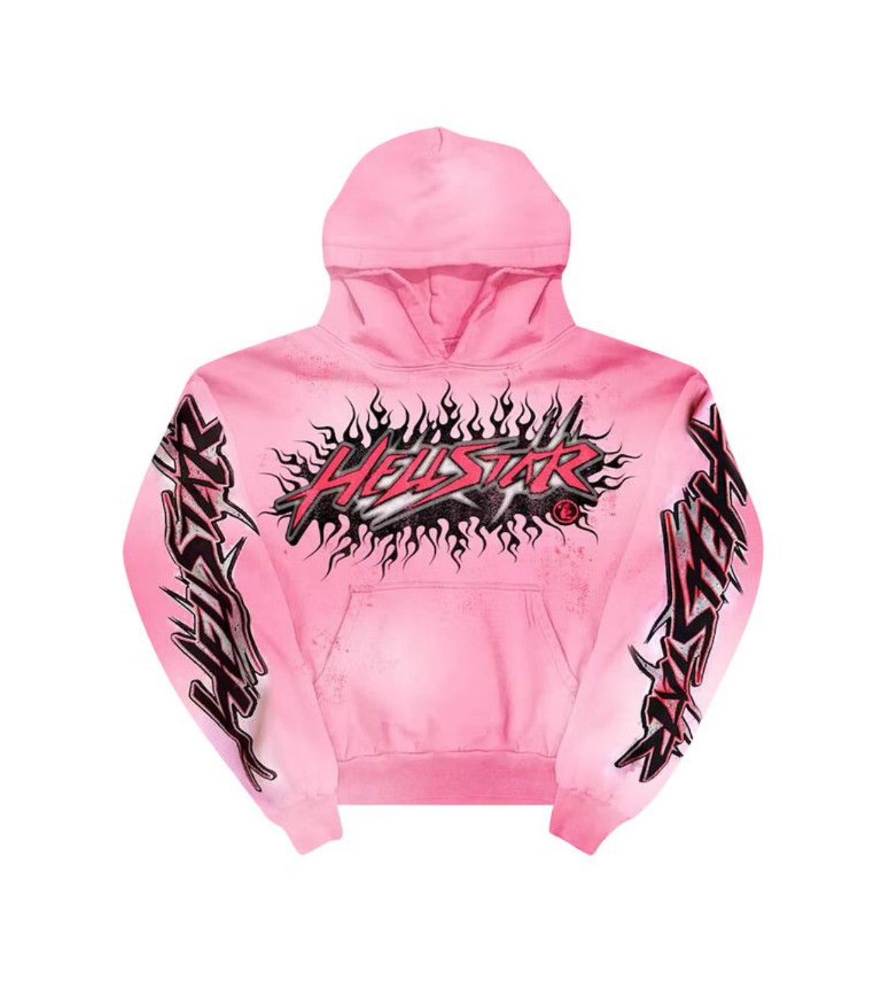 Hellstar Brainwashed Without Brain Hoodie Pink