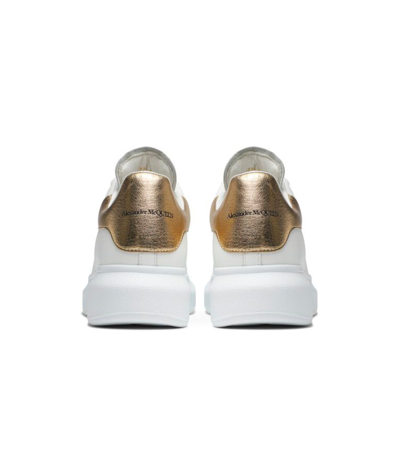 Alexander McQueen Oversized Sneakers Light Gold