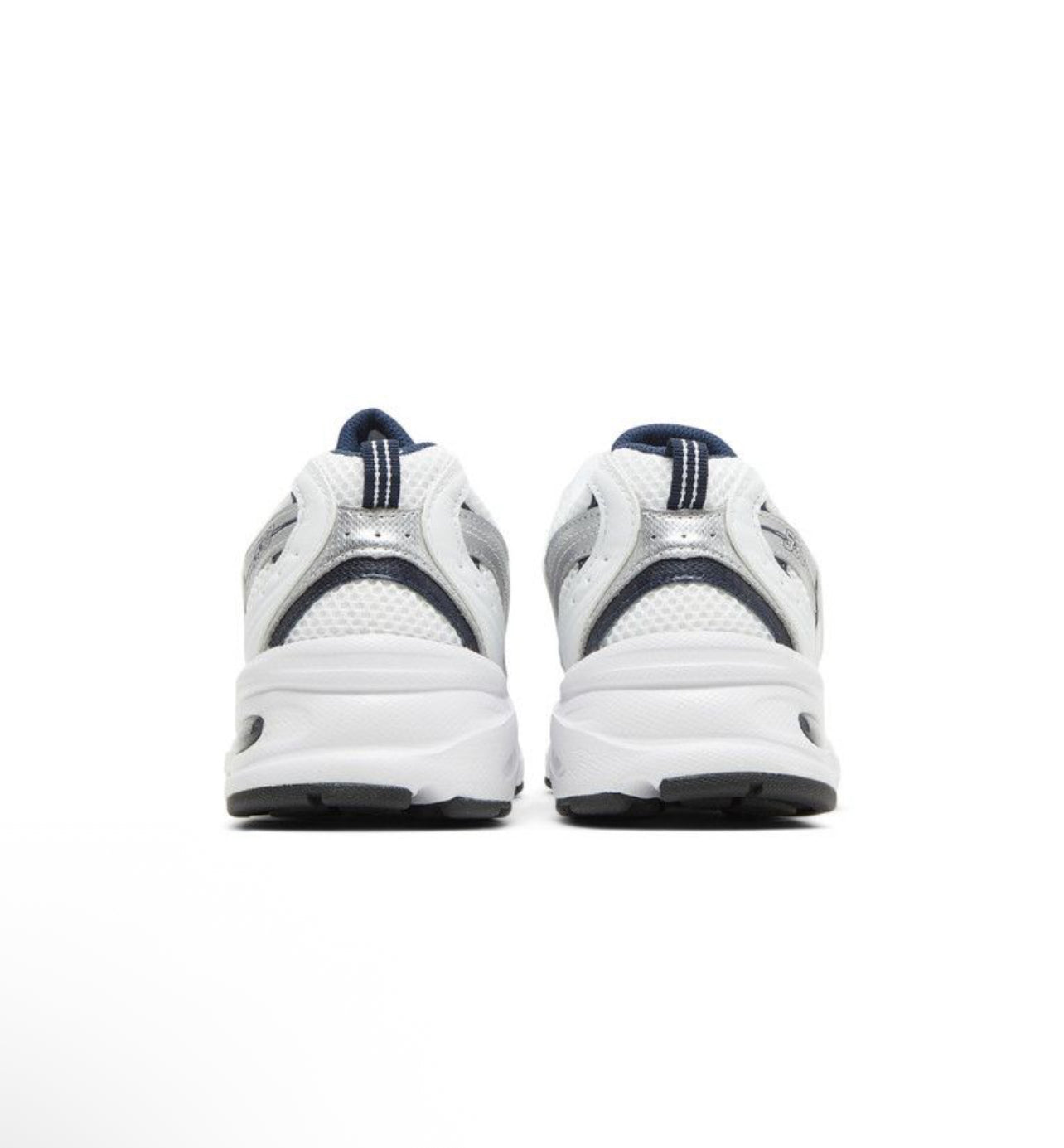 New Balance 530 White Silver Navy