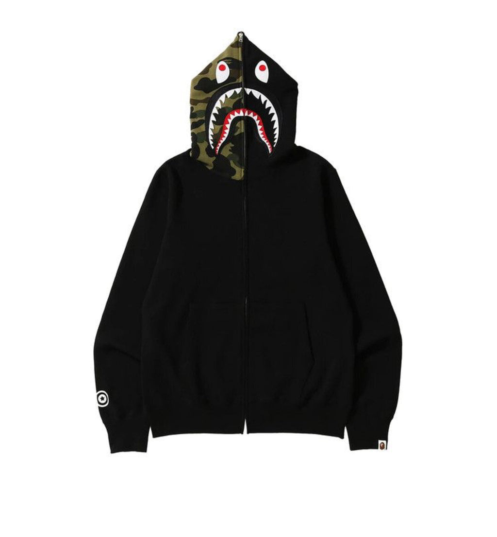 Bape ABC Camo Shark Zip Hoodie