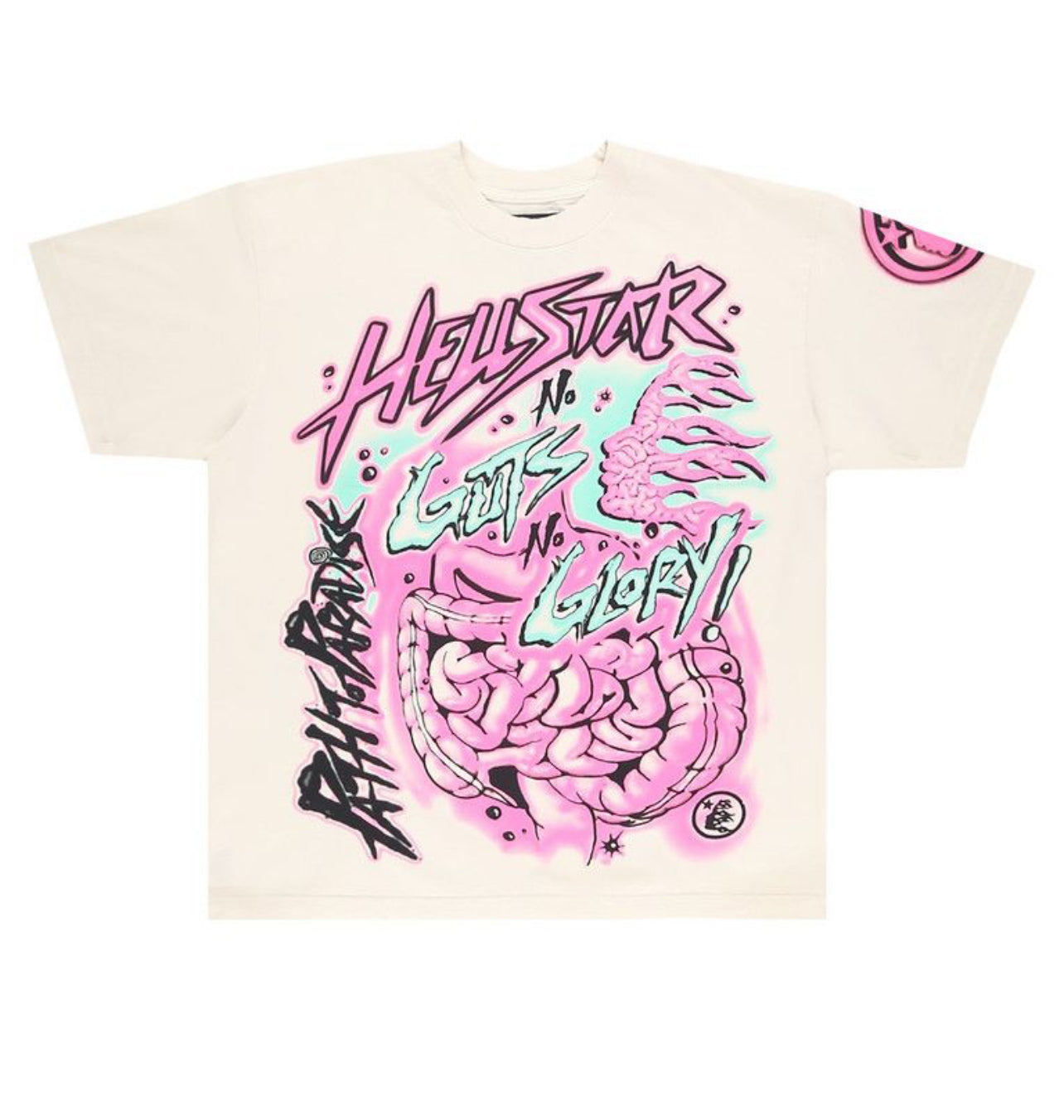 Hellstar No Guts No Glory T-Shirt White