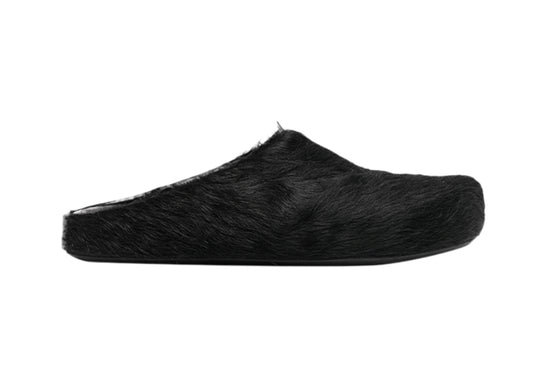 Marni Fussbet Sabot Slides Black