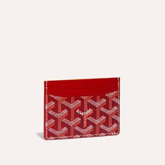 Goyard Saint Sulpice Card Holder Red